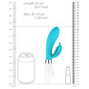 Luminous Vibro Rabbit Alexios 21cm Bleu